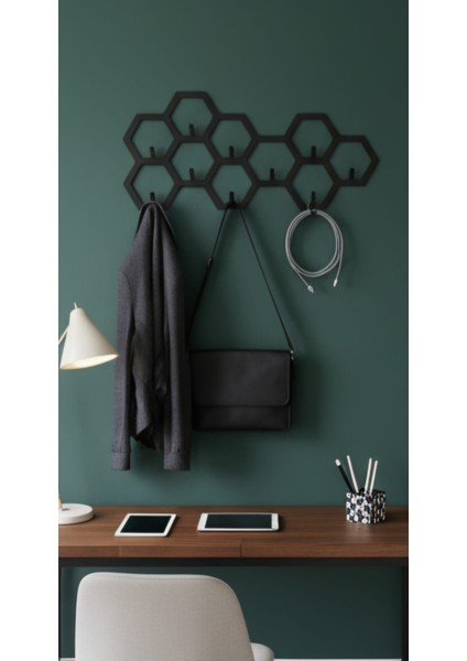 Farklı Desenli Siyah Metal Duvar Askısı | Modern & Tarz Ev Aksesuarları indirimleri