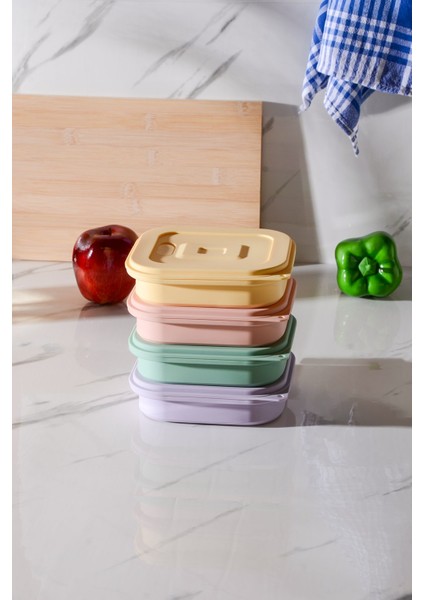 Larry Hava Sızdırmaz Kare Katlanabilir Silikon Saklama Kabı 500 ml | Yeşil fırsatları