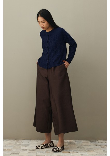 Büzgülü Viscone Hırka Lacivert fiyatları