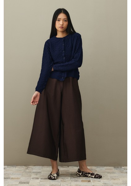 Büzgülü Viscone Hırka Lacivert fırsatları