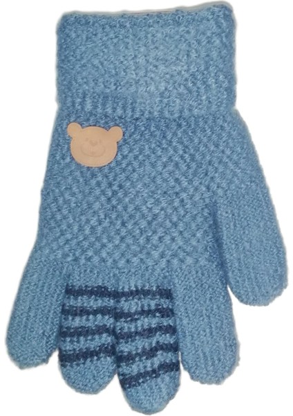 Erkek Çocuk Anaokulu Örme Eldiven 3-7 Yaş indirimleri