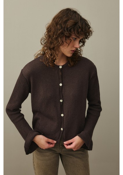 Pamuk Hırka Kahverengi fırsatları