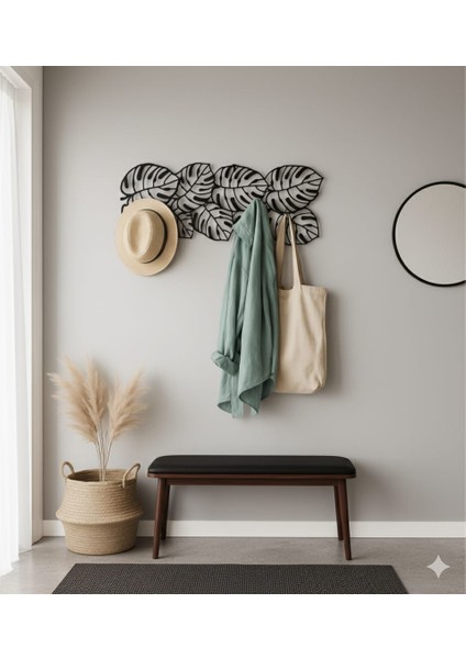 Farklı Desenli Siyah Metal Duvar Askısı | Modern & Tarz Ev Aksesuarları indirimleri