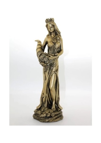 Polyester Bereket Tanrıçası Fortuna Figürü Model 1