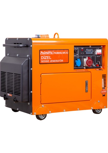 PA9000LNKA3 Eur5 Jeneratör 8,1 Kva Dizel Marşlı Ats Uyumlu