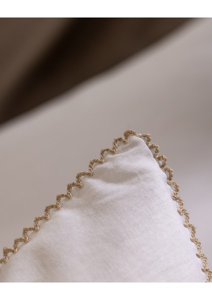 Aulne %100 Pamuk 2'li Yastık Kılıfı - Beyaz/bej indirimleri