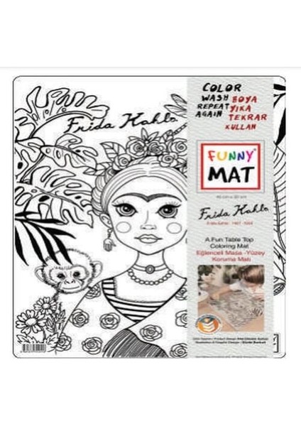 Funny Mat - Frıda Kahlo 30 x 40 cm