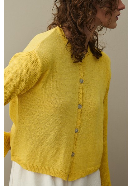 Pamuk Hırka Sarı fırsatları