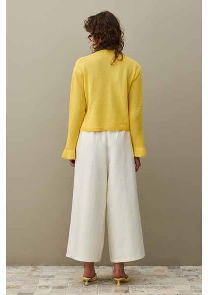 Pamuk Hırka Sarı indirimleri