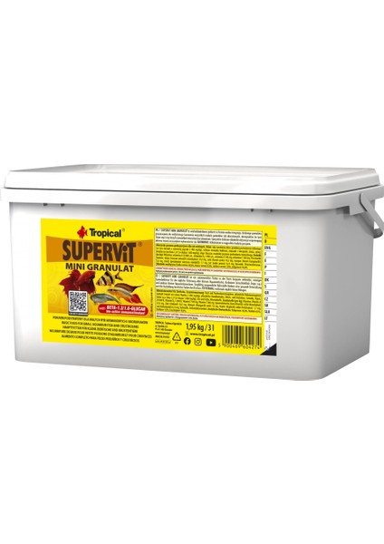 Supervit Mini Granulat 500 gr Açık fiyatları