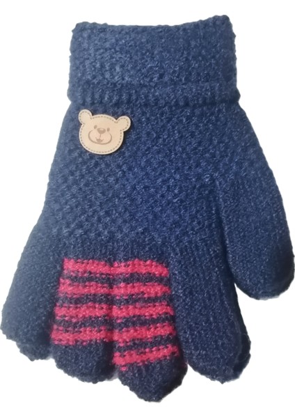 Erkek Çocuk Anaokulu Örme Eldiven 3-7 Yaş indirimleri