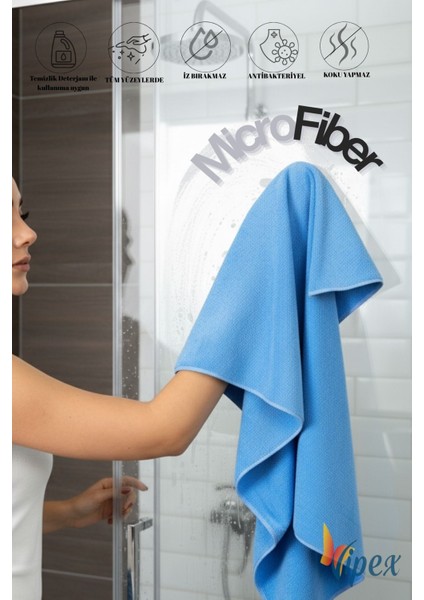 50X70 Ekstra Dokuma Güçlü Sonuç 240 Gsm Mikrofiber Bez