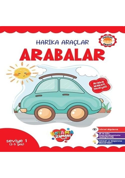 Harika Araçlar – Arabalar Seviye 1 (2-3 Yaş)