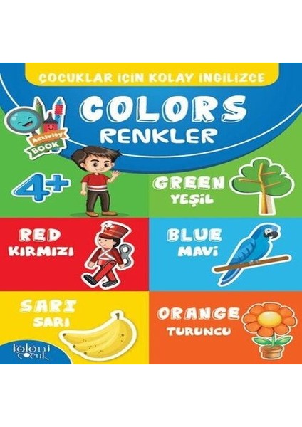Çocuklar Için Kolay Ingilizce - Colors Renkler