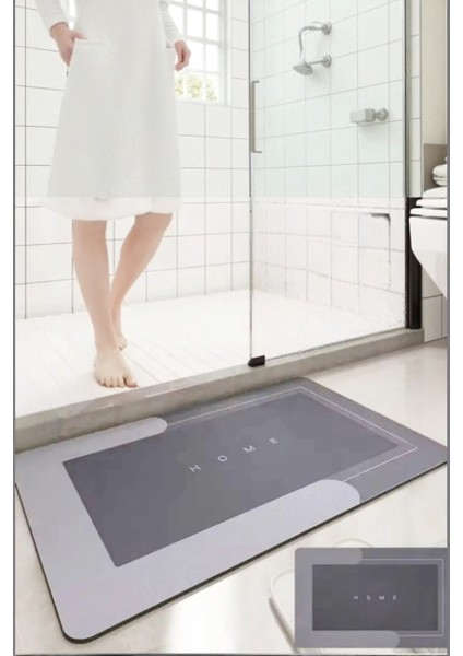( 1 Adet ) 50X70 cm Banyo, Mutfak Paspası Kaymaz Tabanlı Su Emici Dikdörtgen Yapı - Kolay Temizlenir fiyatları