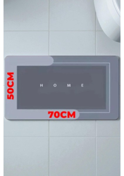 ( 1 Adet ) 50X70 cm Banyo, Mutfak Paspası Kaymaz Tabanlı Su Emici Dikdörtgen Yapı - Kolay Temizlenir modelleri