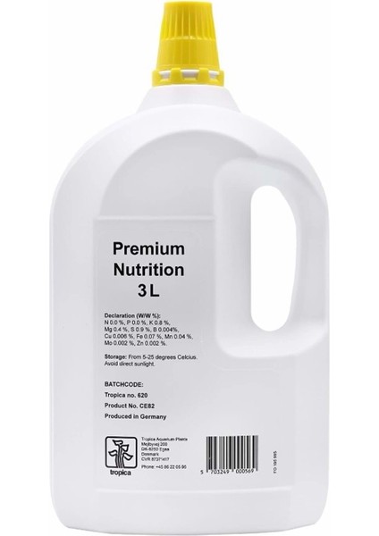 Premium Nutrition 3 Litre Sıvı Gübre