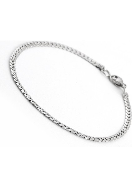 Erkek Yassı Ince Çelik Bileklik fiyatları