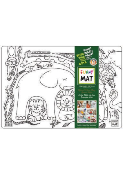 Funny Mat - Vahşi Dostlar 33,5X48CM