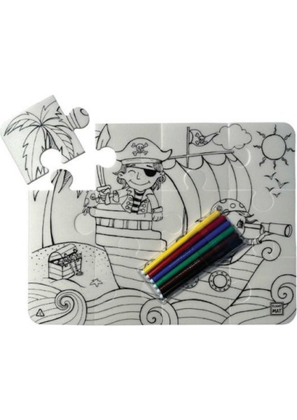 Funny Mat - Korsan Adası 30 x 40 cm