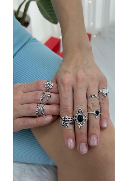 Kendrick Yüzük Set - Gümüş fiyatları