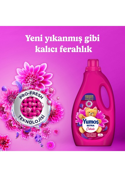 Extra Konsantre Çamaşır Yumuşatıcısı Orkide 105 Yıkama 2520ML X2 indirimleri