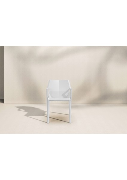 Hoka Plastik Sandalye Sağlam Istiflenebilir Beyaz Kolay Temizlenebilir Modern Tasarım modelleri