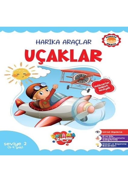 Harika Araçlar – Uçaklar Seviye 2 (3-4 Yaş)