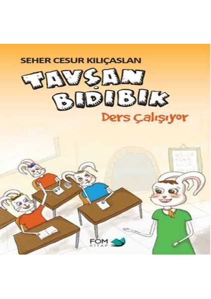Tavşan Bıdıbık Ders Çalışıyor