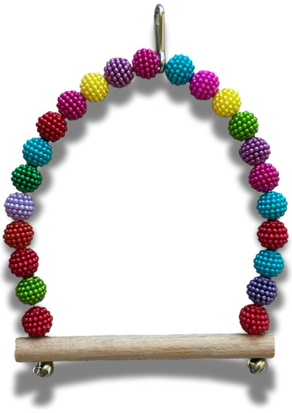 Kuş Salıncağı Muhabbet Kuşları Için Tünekli ve Çıngıraklı Salıncak Kuş Oyuncağı fiyatları