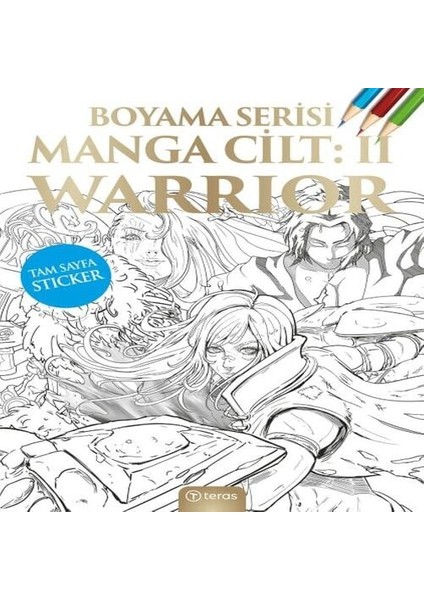 Manga Boyama Cilt Iı: Warrior