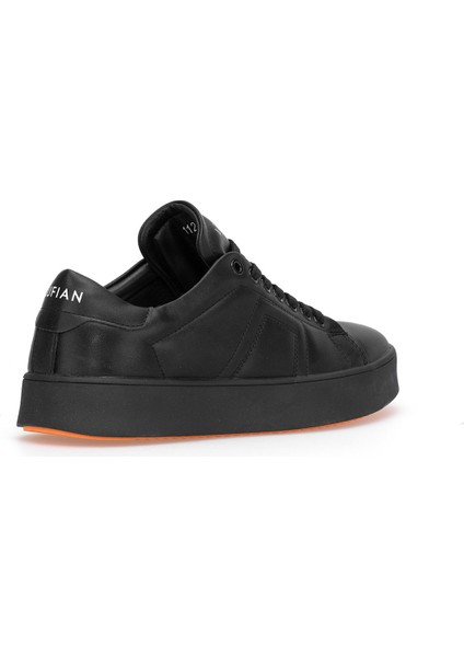 Zeus Erkek Hakiki Deri Sneaker Ayakkabı Siyah fırsatları