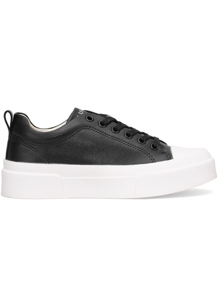 Mia Siyah Hakiki Deri Kadın Sneaker Ayakkabı 121230038