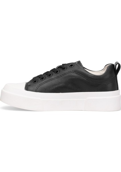 Mia Siyah Hakiki Deri Kadın Sneaker Ayakkabı 121230038 modelleri
