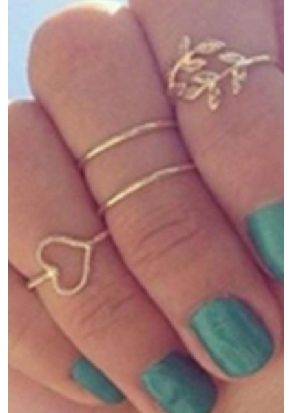 Abel Yüzük Set - Altın