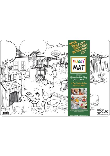 Funny Mat - Çiftlik - 33,5X48CM