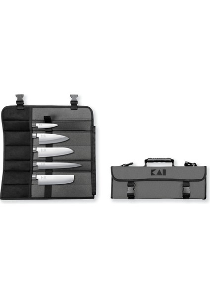Wasabi Black Japon Şef Bıçakları Seti Çantalı DM0781JP67