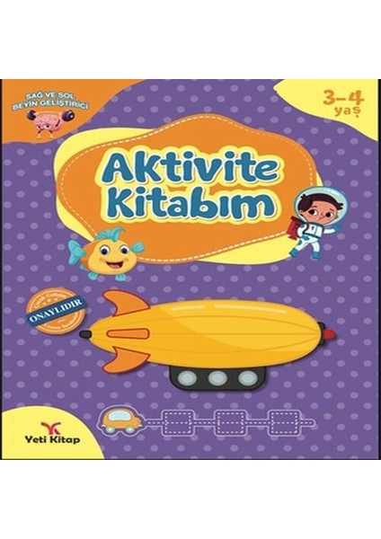 3-4 Yaş Aktivite Kitabı