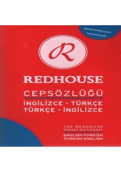 Redhouse Cep Sözlüğü Ingilizce Türkçe Türkçe Ingilizce (RS-004)