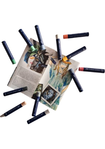 Creative Studio 12’li Yağlı Pastel Boya Seti,Canlı Renkler, Kolay Uygulama, Yüksek Pigmentli fırsatları