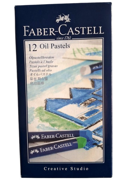 Creative Studio 12’li Yağlı Pastel Boya Seti,Canlı Renkler, Kolay Uygulama, Yüksek Pigmentli