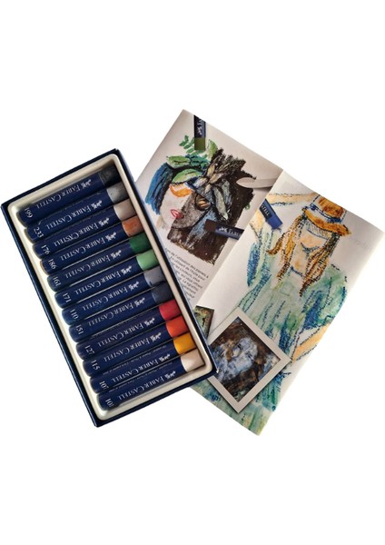 Creative Studio 12’li Yağlı Pastel Boya Seti,Canlı Renkler, Kolay Uygulama, Yüksek Pigmentli