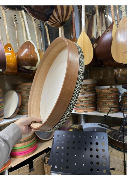 Hayvan (Keçi) Derisi Bendir / Def 37 cm modelleri