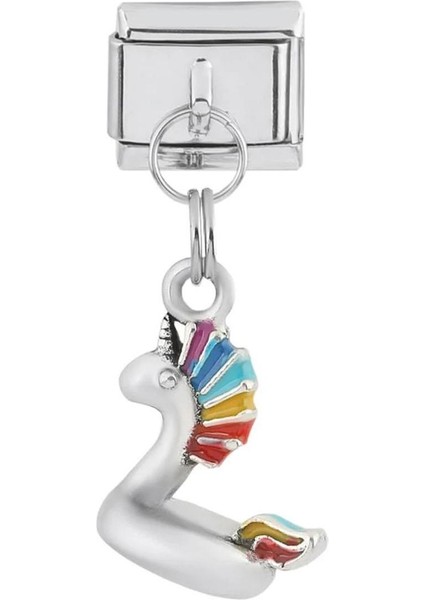 Çelik Figür Sallantılı Nomi Charm