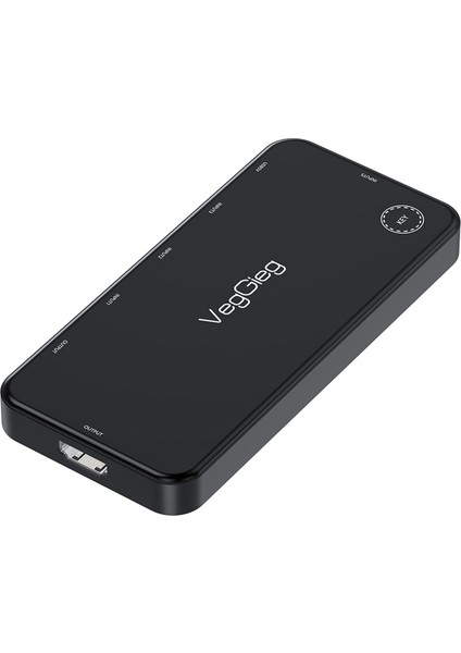 4K HDMI 2.0 Görüntü Seçici 5 Giriş 1 Çıkış Kumandalı Switch