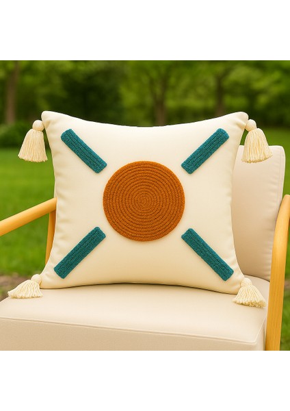 Pucnh Kırlent Kılıfı Çapraz Model - Saymine