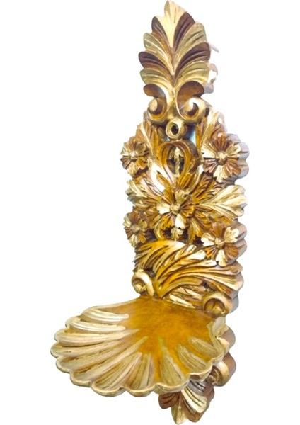 Istiridye Model El Oyması Ahşap Dekoratif Mumluk & Şamdan fırsatları