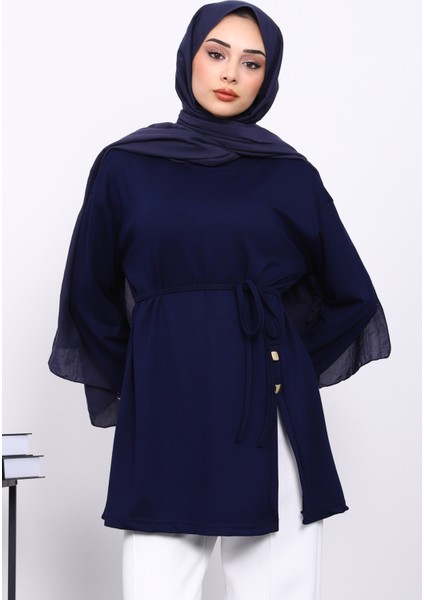 Lacivert Düğme Detaylı Modal Sweat modelleri