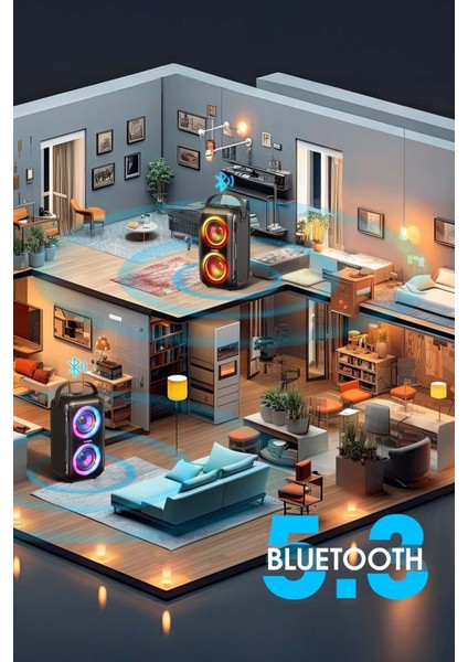 W-Kıng T9 Bluetooth Hoparlör, 80w Boombox, 9 Saate Varan Çalma Süresi, Ipx5 Suya Dayanıklı, Kablosuz Stereo Tws, Tf/Aux/Bluetooth5.0/Usb, Ses Bombası fiyatları