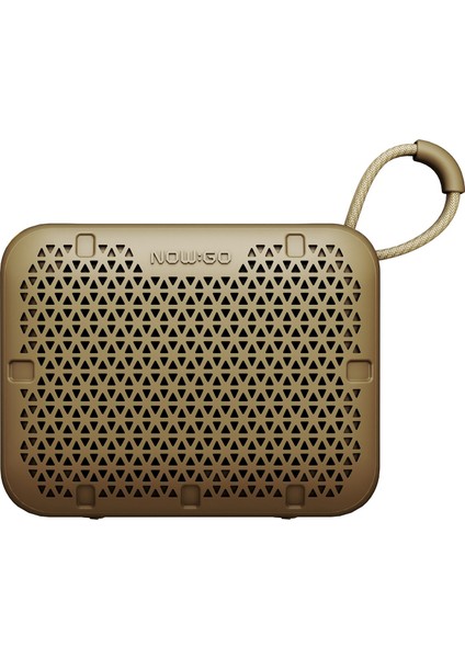 Nowgo Stone M1 5W Su Geçirmez Taşınabilir Bluetooth 5.4 Hoparlör Kahverengi